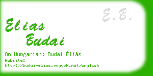 elias budai business card